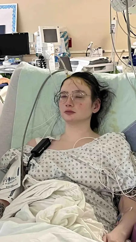 Sydney in hospital